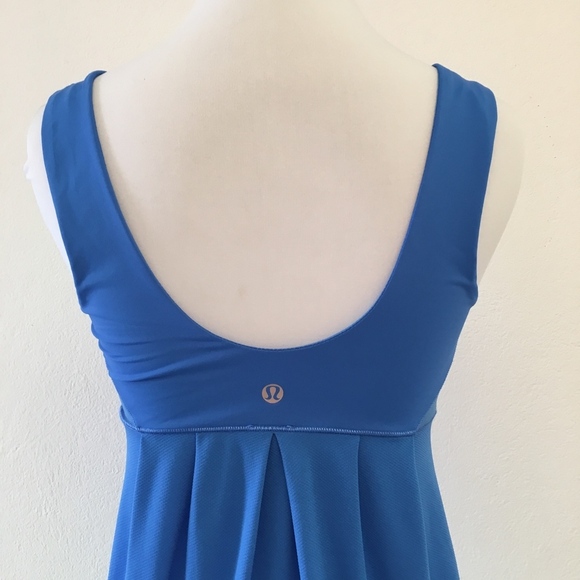 Lululemon Blue White Tank Striped Top Size 4 - Picture 6 of 8